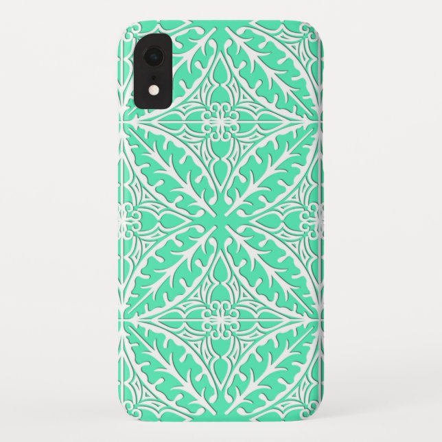 Capa Para iPhone, Case-Mate Azulejos marroquinos - azul e branco de ovo de rob (Verso)