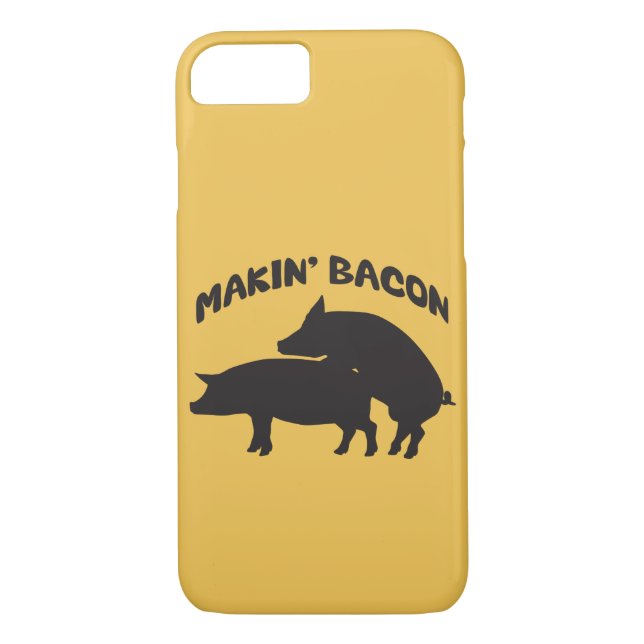 Capa Para iPhone, Case-Mate Bacon novidade engraçado (Verso)