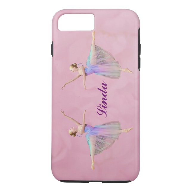 Capa Para iPhone, Case-Mate Bailarina no Arabesque, nome customizável (Verso)