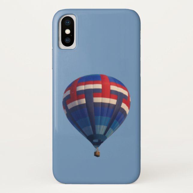 Capa Para iPhone, Case-Mate Balão de ar quente azul (Verso)
