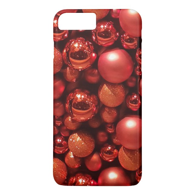 Capa Para iPhone, Case-Mate Balas Vermelhas de decoração de Natal (Verso)