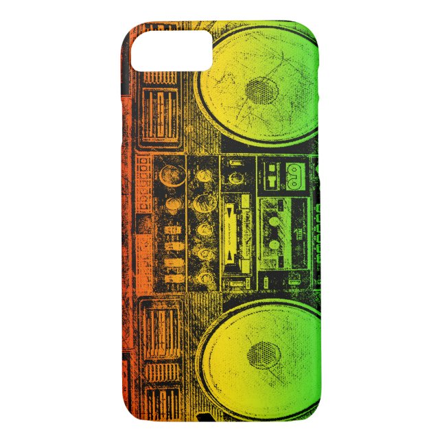 Capa Para iPhone, Case-Mate Balcão do gueto rasta (Verso)