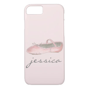 Capa iPhone 8/7 Balé rosa personalizado Dance Ballerina