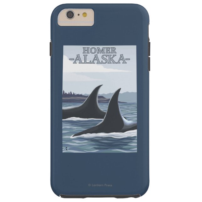 Capa Para iPhone, Case-Mate Baleias #1 da orca - local, Alaska (Verso)