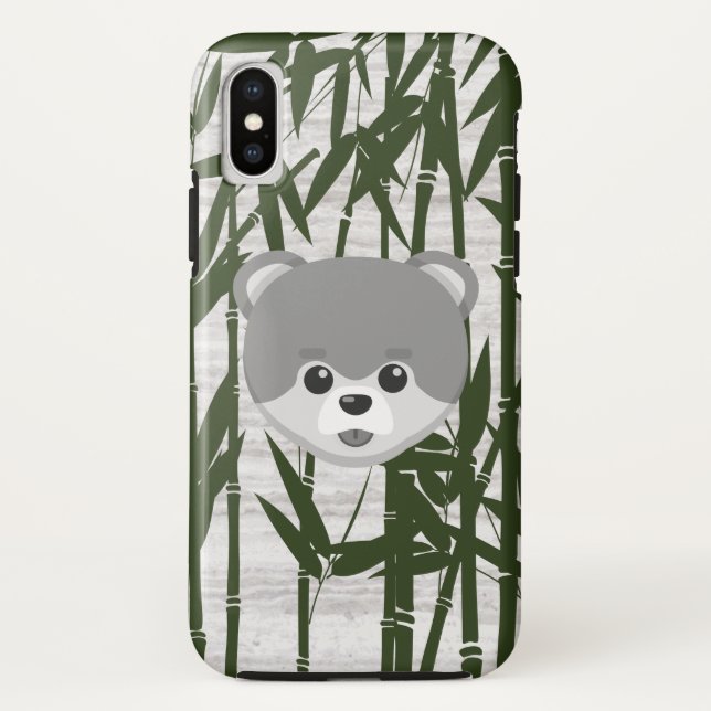 Capa Para iPhone, Case-Mate Bamboo Marble Cute Animal (Verso)