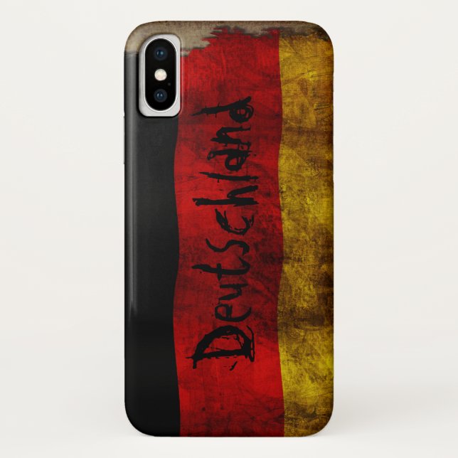 Capa Para iPhone, Case-Mate Bandeira alemã - Vintage... (Verso)