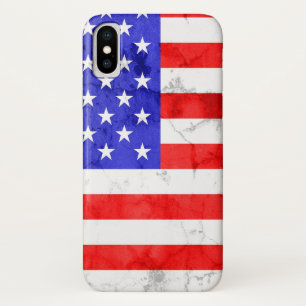 Capa Para iPhone X Bandeira Americana