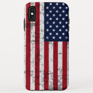 Capa Para iPhone XS Max Bandeira americana afligida
