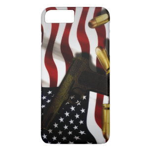 Capa Para iPhone Da Case-Mate Bandeira americana com pistola
