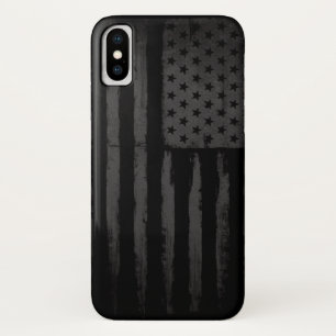 Capa Para iPhone Da Case-Mate Bandeira americana preta
