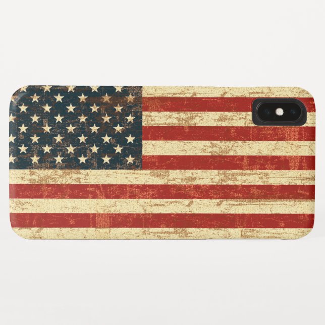 Capa Para iPhone, Case-Mate Bandeira americana suja (Verso (Horizontal))