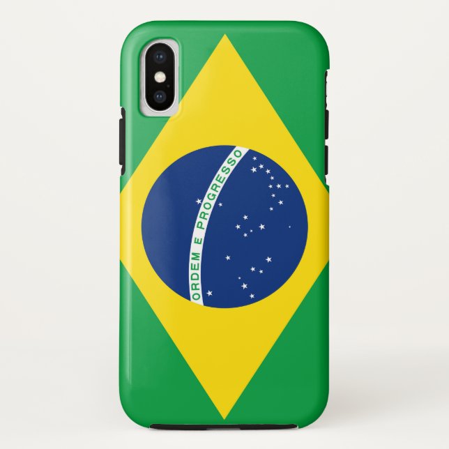 Capa Para iPhone, Case-Mate Bandeira brasileira (Verso)