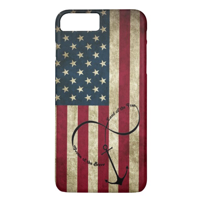 Capa Para iPhone, Case-Mate Bandeira com âncora da infinidade (Verso)