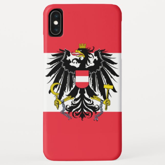 Capa Para iPhone, Case-Mate Bandeira da Áustria (Verso)