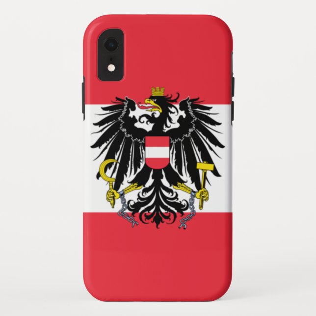 Capa Para iPhone, Case-Mate Bandeira da Áustria (Verso)
