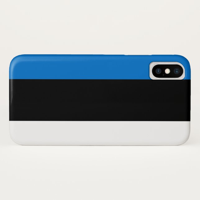 Capa Para iPhone, Case-Mate Bandeira da Estônia (Verso (Horizontal))