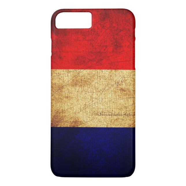 Capa Para iPhone, Case-Mate Bandeira da França em Grunge (Verso)