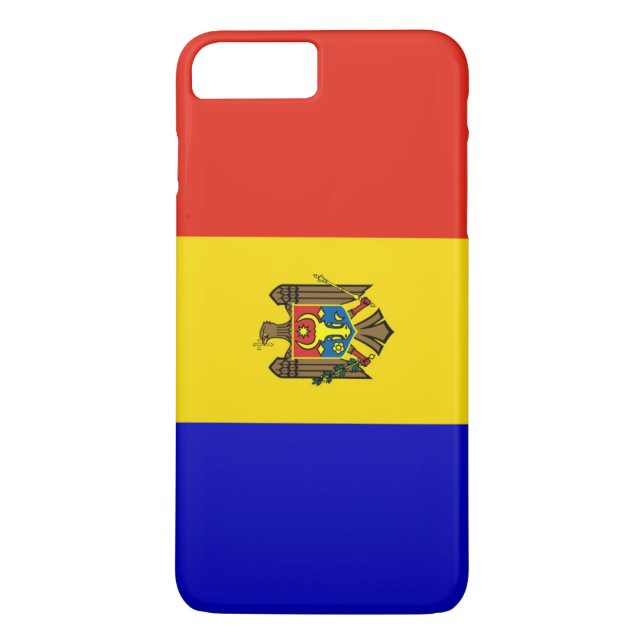 Capa Para iPhone, Case-Mate Bandeira da Moldávia (Verso)