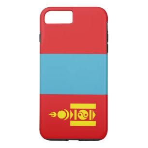 Capa iPhone 8 Plus/7 Plus Bandeira da Mongólia