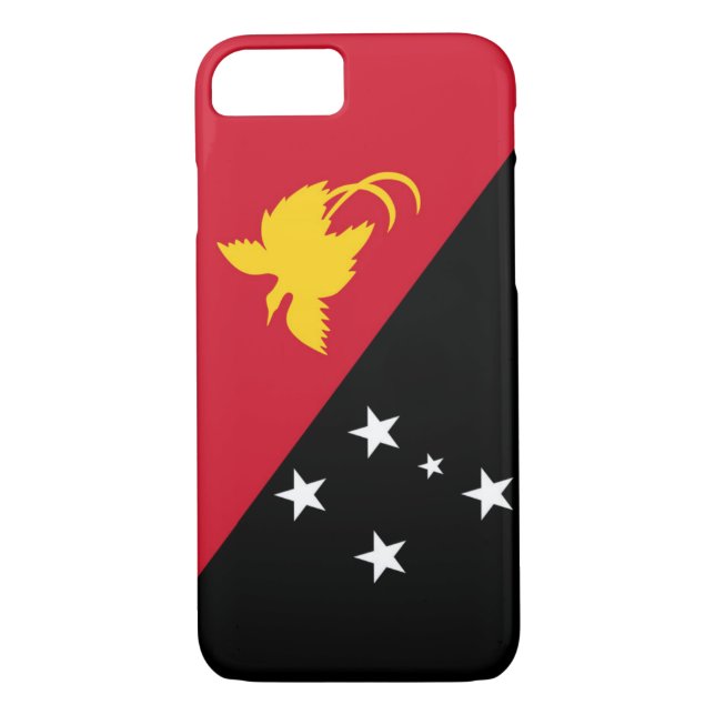 Capa Para iPhone, Case-Mate Bandeira da Papua-Nova Guiné (Verso)