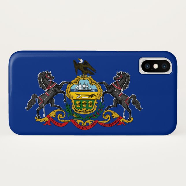 Capa Para iPhone, Case-Mate Bandeira da Pensilvânia (Verso (Horizontal))