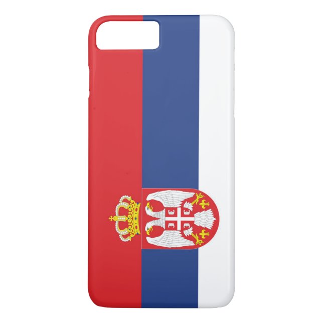 Capa Para iPhone, Case-Mate Bandeira da Sérvia (Verso)