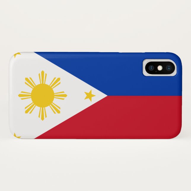 Capa Para iPhone, Case-Mate Bandeira das Filipinas (Verso (Horizontal))