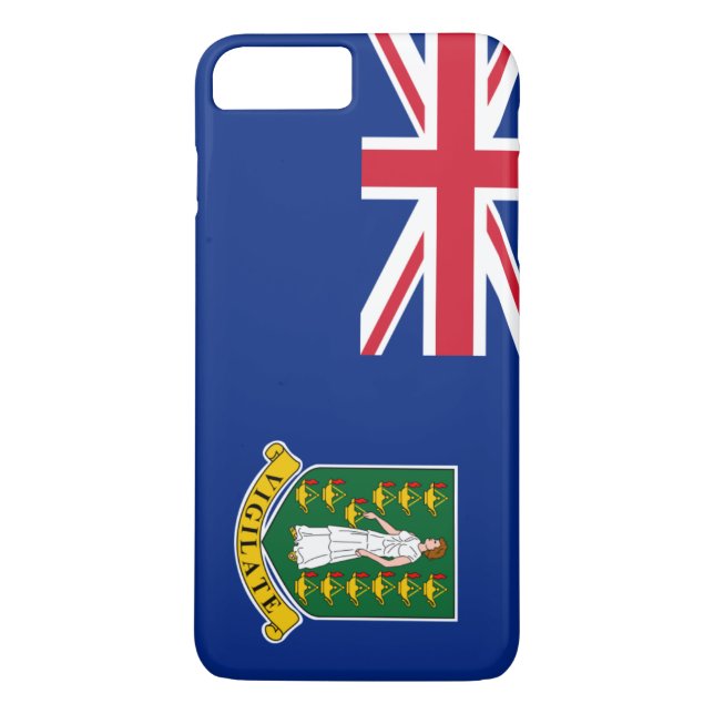 Capa Para iPhone, Case-Mate Bandeira das Ilhas Virgens Britânicas (Verso)