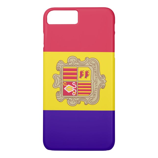 Capa Para iPhone, Case-Mate Bandeira de Andorra (Verso)