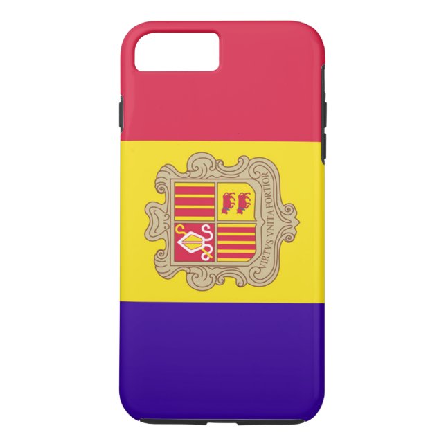 Capa Para iPhone, Case-Mate Bandeira de Andorra (Verso)