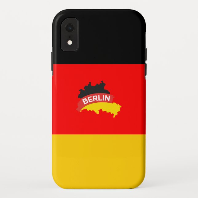 Capa Para iPhone, Case-Mate Bandeira de Berlim Alemã (Verso)