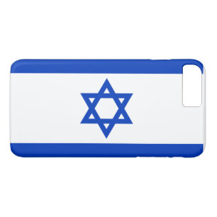 Capa iPhone 8 Plus/7 Plus bandeira de Israel