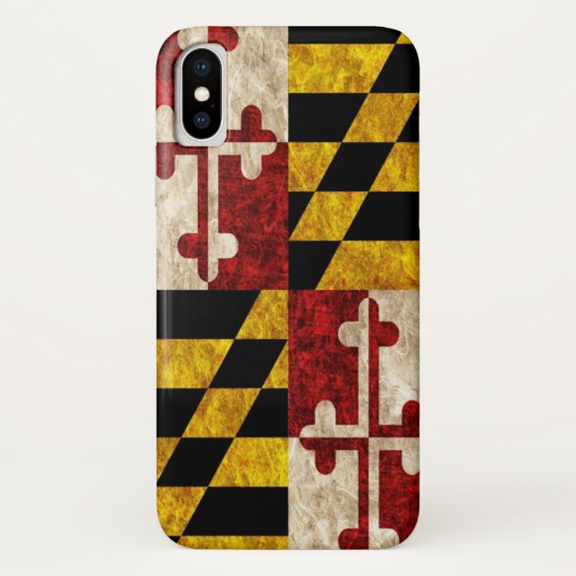 Capa Para iPhone, Case-Mate Bandeira de Maryland (Verso)
