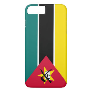 Capa iPhone 8 Plus/7 Plus Bandeira de Moçambique