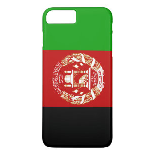 Capa iPhone 8 Plus/7 Plus Bandeira do Afeganistão