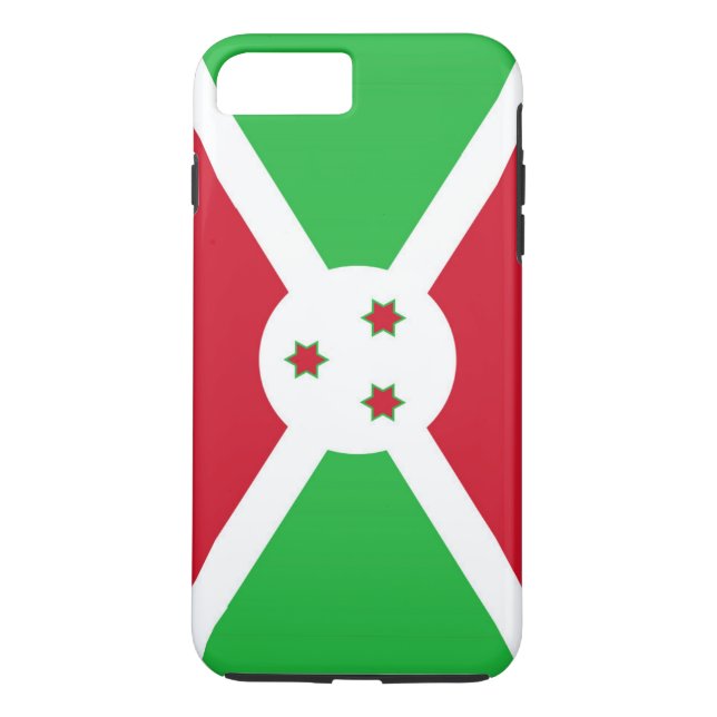 Capa Para iPhone, Case-Mate Bandeira do Burundi (Verso)