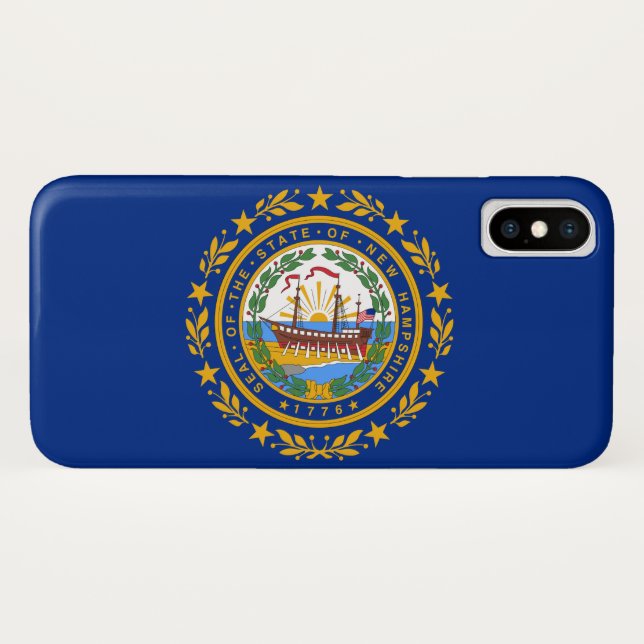 Capa Para iPhone, Case-Mate Bandeira do Estado de New Hampshire (Verso (Horizontal))