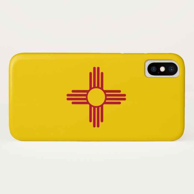 Capa Para iPhone, Case-Mate Bandeira do Novo México (Estado dos EUA) (Verso (Horizontal))