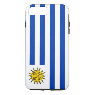 Capa iPhone 8 Plus/7 Plus Bandeira do Uruguai