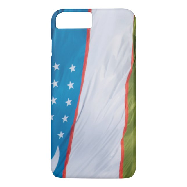 Capa Para iPhone, Case-Mate Bandeira do Usbequistão (Verso)