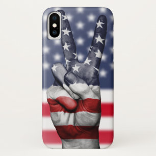 Capa Para iPhone Da Case-Mate Bandeira E Dedos Modernos Americanos