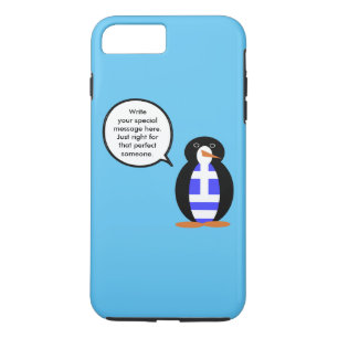 Capa Para iPhone Da Case-Mate Bandeira Grega Ms Penguin Personalizada Falante