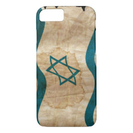 Capa Para iPhone Da Case-Mate Bandeira israelense no caso Vintage iPhone 7