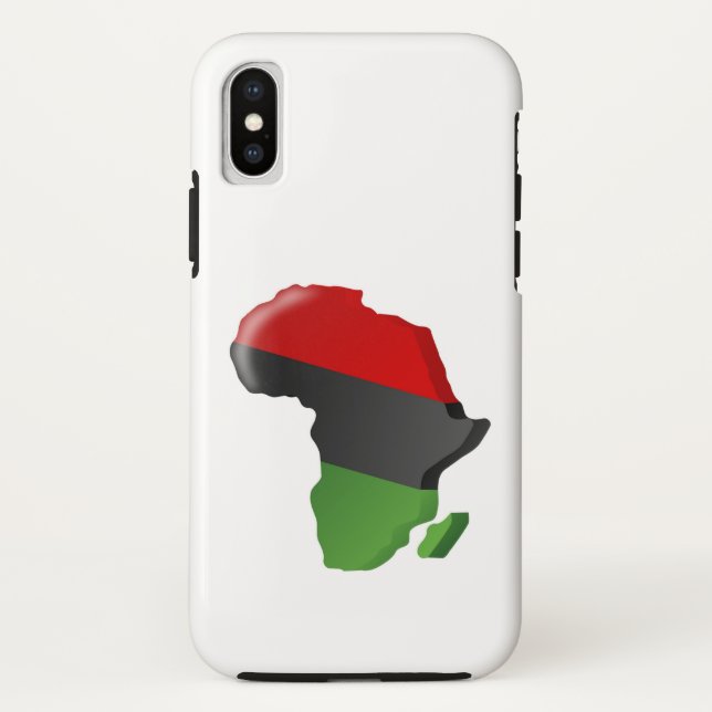 Capa Para iPhone, Case-Mate Bandeira pan-africana-| Zazzle_Growth. (Verso)