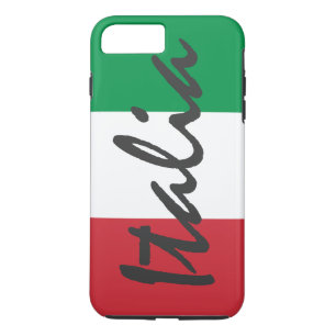 Capa iPhone 8 Plus/7 Plus Bandeira personalizada de Italia