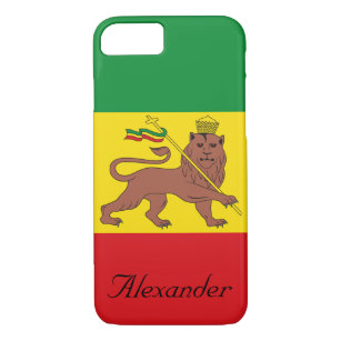 Capa Para iPhone Da Case-Mate Bandeira Rastafária Personalizada da Etiópia Leão 