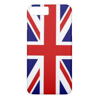 Capa iPhone 8 Plus/7 Plus Bandeira Union Jack do Reino Unido