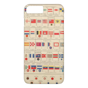 Capa iPhone 8 Plus/7 Plus Bandeiras, crachás