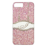 Barroco Rococo Dourado Monograma J Bokeh Glitter R
