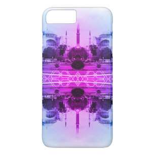 Capa iPhone 8 Plus/7 Plus Basílica Holy Sophie Istambul Turquia Vintage